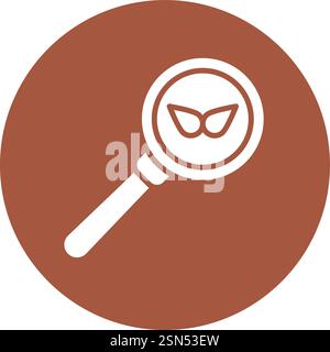 Magnifying glass Vector Icon Design Illustration Stock Vector