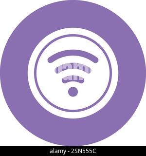 Wifi signal Vector Icon Design Illustration Stock Vector