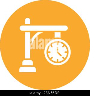 Clock Vector Icon Design Illustration Stock Vector
