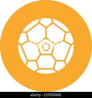 Football Vector Icon Design Illustration Stock Vector