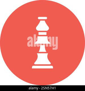 Bishop Vector Icon Design Illustration Stock Vector