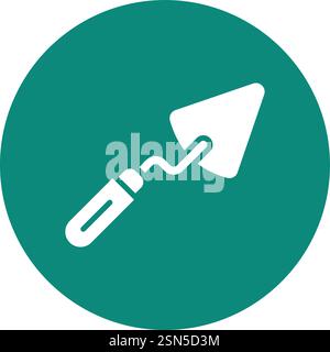 Trowel Vector Icon Design Illustration Stock Vector