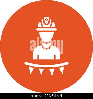 Labour day Vector Icon Design Illustration Stock Vector