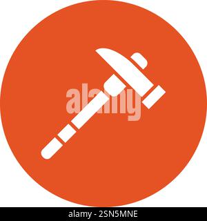 Pick hammer Vector Icon Design Illustration Stock Vector