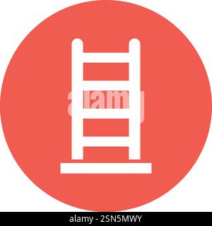 Ladder Vector Icon Design Illustration Stock Vector
