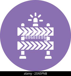 Barrier Vector Icon Design Illustration Stock Vector