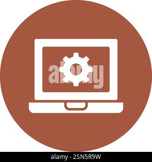 Gear Vector Icon Design Illustration Stock Vector