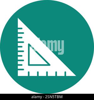 Set Square Vector Icon Design Illustration Stock Vector