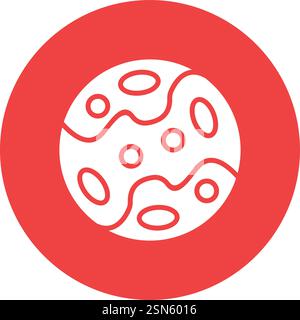 Pluto Vector Icon Design Illustration Stock Vector
