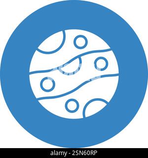 Planet Vector Icon Design Illustration Stock Vector