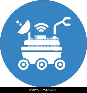 Moonwalker Vector Icon Design Illustration Stock Vector