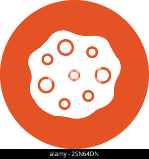 Asteroid Vector Icon Design Illustration Stock Vector