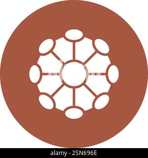 Artificial gravity Vector Icon Design Illustration Stock Vector