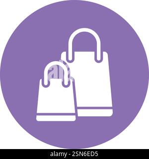Shopping bag Vector Icon Design Illustration Stock Vector
