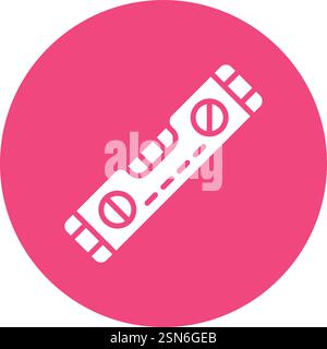 Spirit level Vector Icon Design Illustration Stock Vector