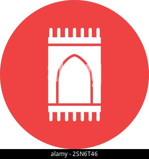 Sajadah Vector Icon Design Illustration Stock Vector
