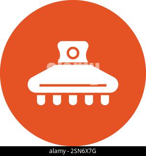 Hair clamp Vector Icon Design Illustration Stock Vector