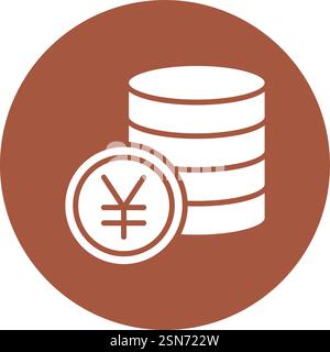 Yen Vector Icon Design Illustration Stock Vector