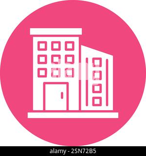 Apartment Vector Icon Design Illustration Stock Vector