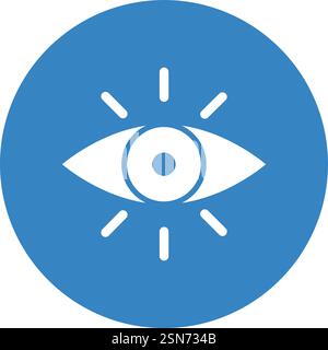 Eye Vector Icon Design Illustration Stock Vector