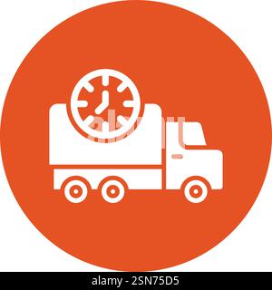 Fast delivery Vector Icon Design Illustration Stock Vector