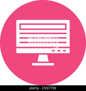 Booking online Vector Icon Design Illustration Stock Vector