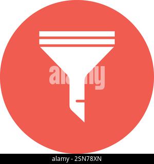 Filter Vector Icon Design Illustration Stock Vector
