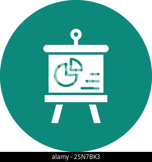 Presentation Vector Icon Design Illustration Stock Vector