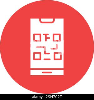 Qr code Vector Icon Design Illustration Stock Vector
