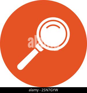 Online search Vector Icon Design Illustration Stock Vector