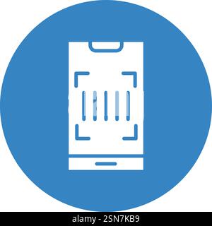 Barcode Vector Icon Design Illustration Stock Vector