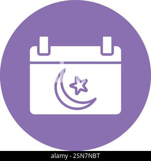 Calendar Vector Icon Design Illustration Stock Vector