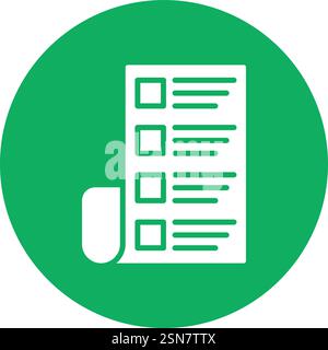 Catalogue Vector Icon Design Illustration Stock Vector