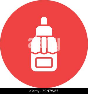 Organic oil Vector Icon Design Illustration Stock Vector