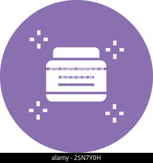 Glitter Vector Icon Design Illustration Stock Vector