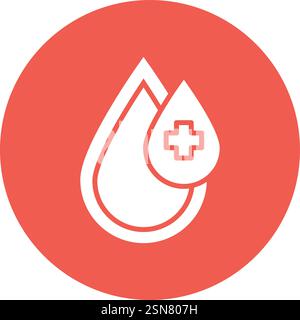 Blood Vector Icon Design Illustration Stock Vector