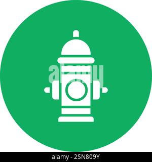 Fire hydrant Vector Icon Design Illustration Stock Vector