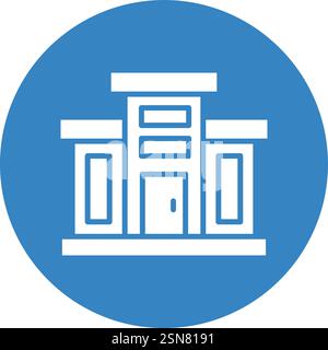 Mall Vector Icon Design Illustration Stock Vector