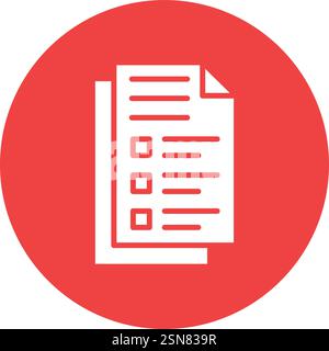 Document Vector Icon Design Illustration Stock Vector