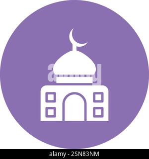 Dome Vector Icon Design Illustration Stock Vector