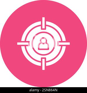 Head hunting Vector Icon Design Illustration Stock Vector