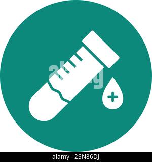 Blood sample Vector Icon Design Illustration Stock Vector