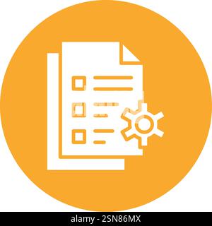 File management Vector Icon Design Illustration Stock Vector