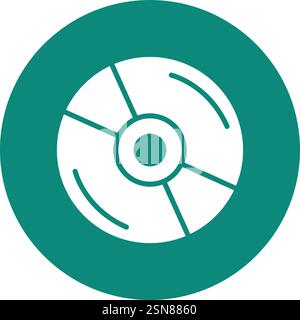 Dvd Vector Icon Design Illustration Stock Vector