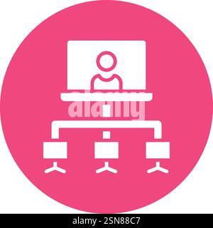 Client server Vector Icon Design Illustration Stock Vector
