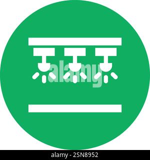 Spotlight Vector Icon Design Illustration Stock Vector