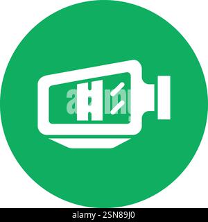 Side mirror Vector Icon Design Illustration Stock Vector