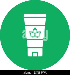 Organic product Vector Icon Design Illustration Stock Vector