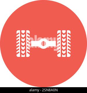 car axle icon vector logo set collection for web app ui Stock Vector ...