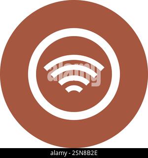 Wifi Vector Icon Design Illustration Stock Vector